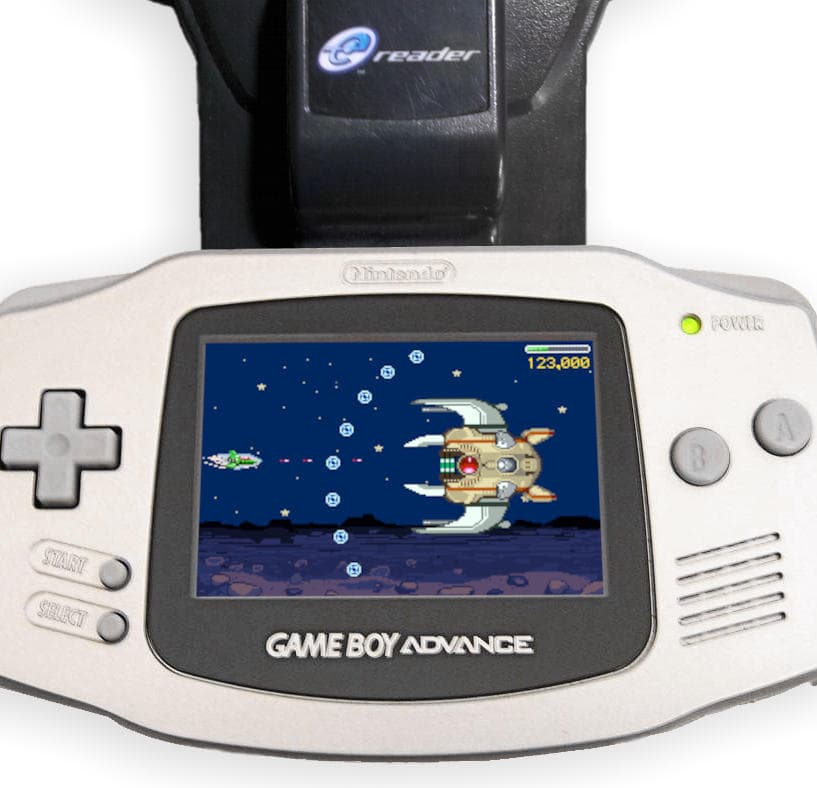 Gameboy Advance playing Exo Attack