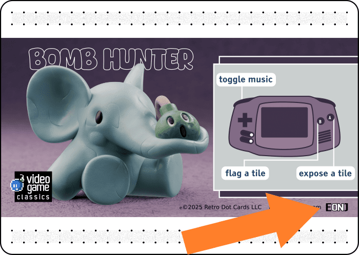 E-on-J Bomb Hunter card