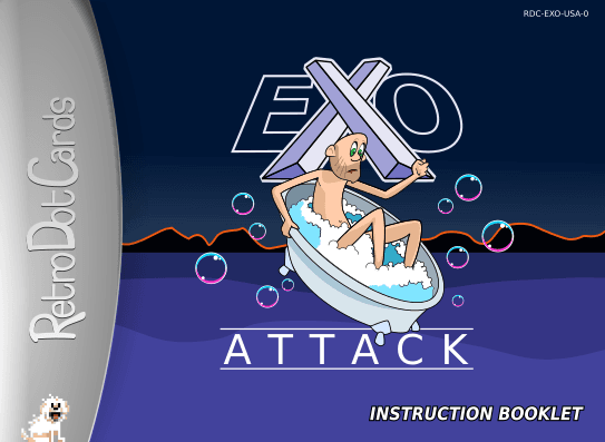 Instruction manual cover for Exo Attack