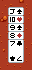 A column of cards in Solitaire