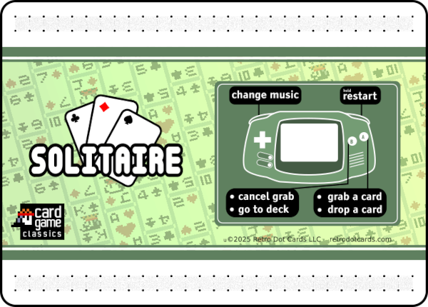 Solitaire E-Reader Card